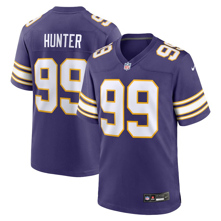 Men Minnesota Vikings #99 Danielle Hunter Nike Purple Classic Player Game NFL Jersey
